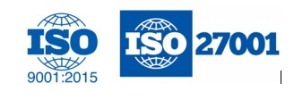 Certificações ISO 9001:2015 e ISO 27001